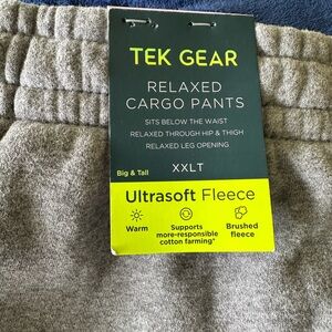 Kohl's Light Gray Relaxed Cargo Sweatpants